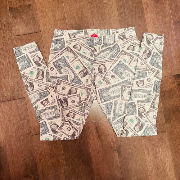 Money 💵 Leggings - Picture 1 of 4